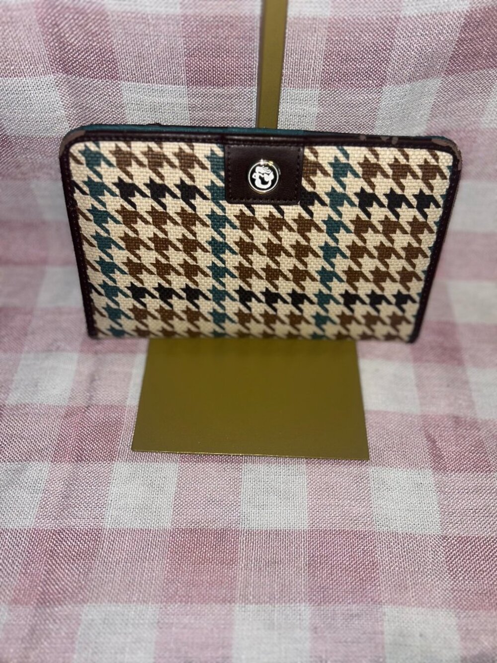 Spartina 449 Wallet – New Without Tags – Linen & Leather – Pristine Condition